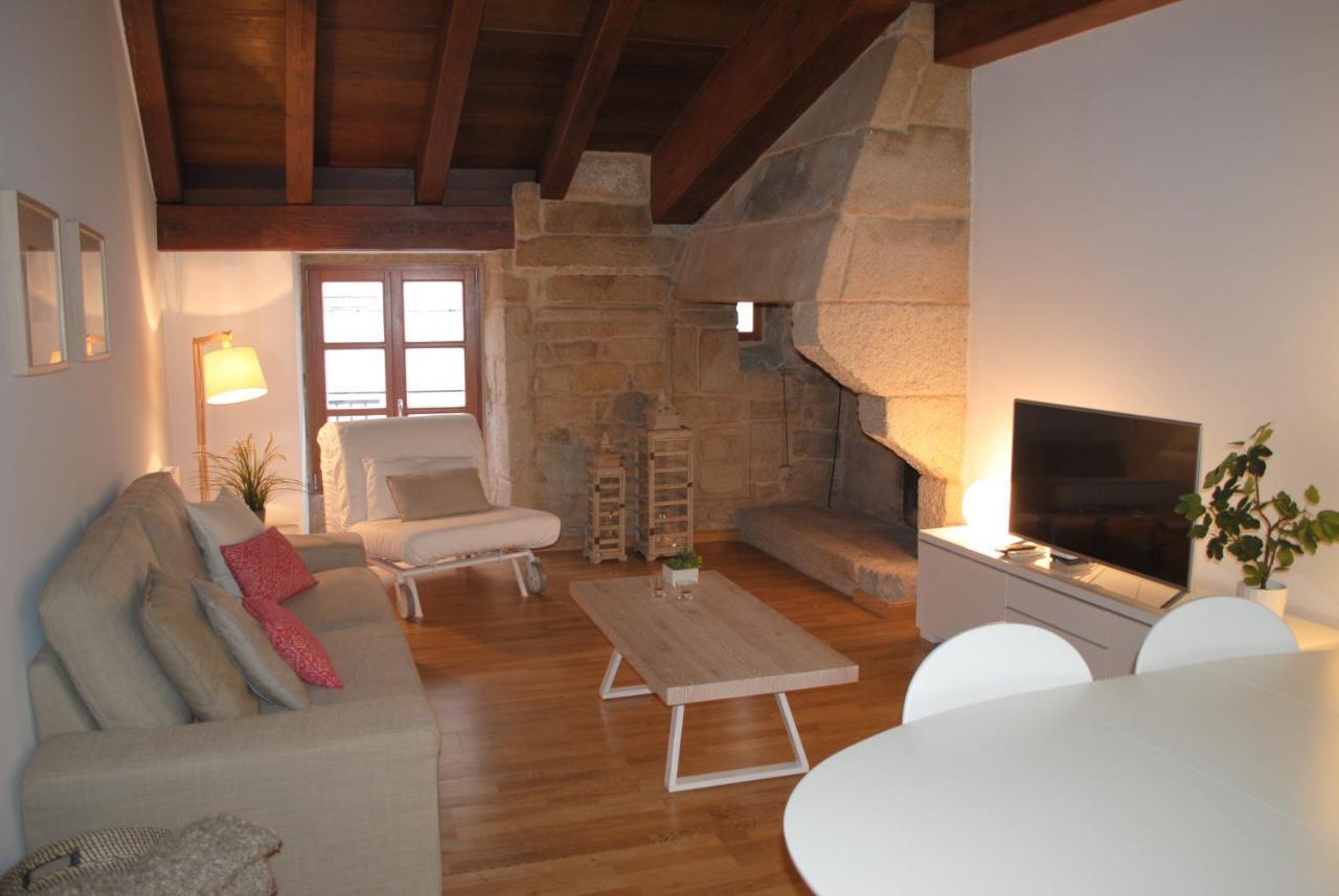 Piso En Antiguo Palacete Del Casco Historico Comarca de Comarca de Pontevedra Buitenkant foto
