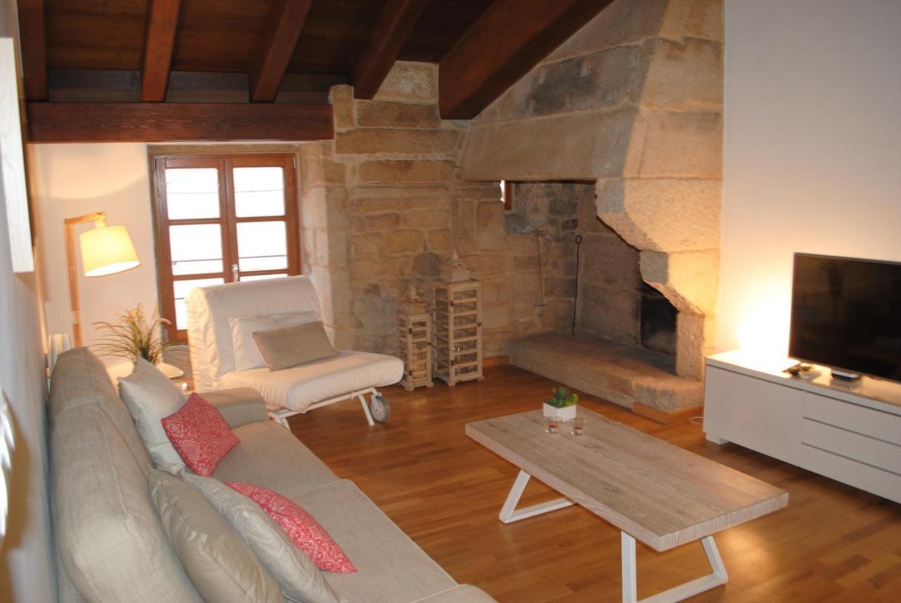 Piso En Antiguo Palacete Del Casco Historico Comarca de Comarca de Pontevedra Buitenkant foto