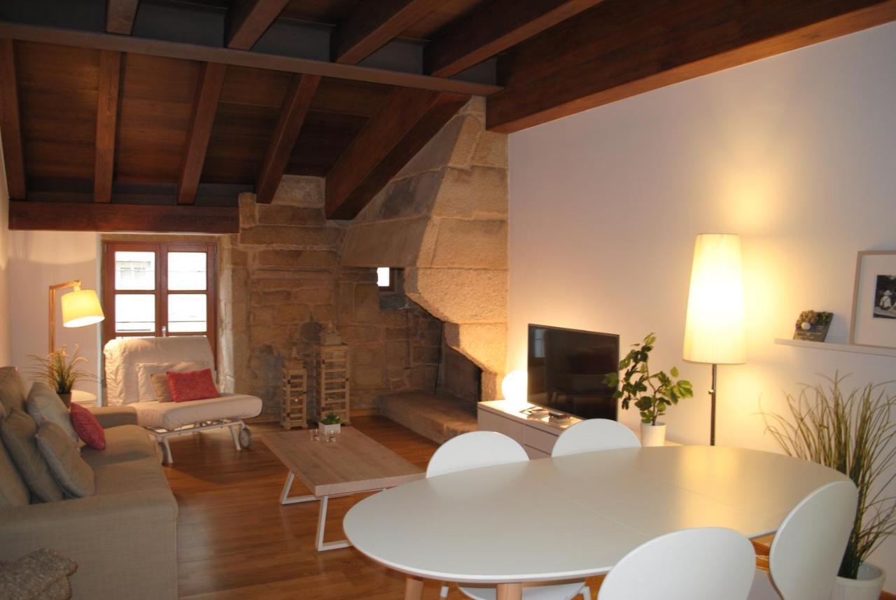 Piso En Antiguo Palacete Del Casco Historico Comarca de Comarca de Pontevedra Buitenkant foto